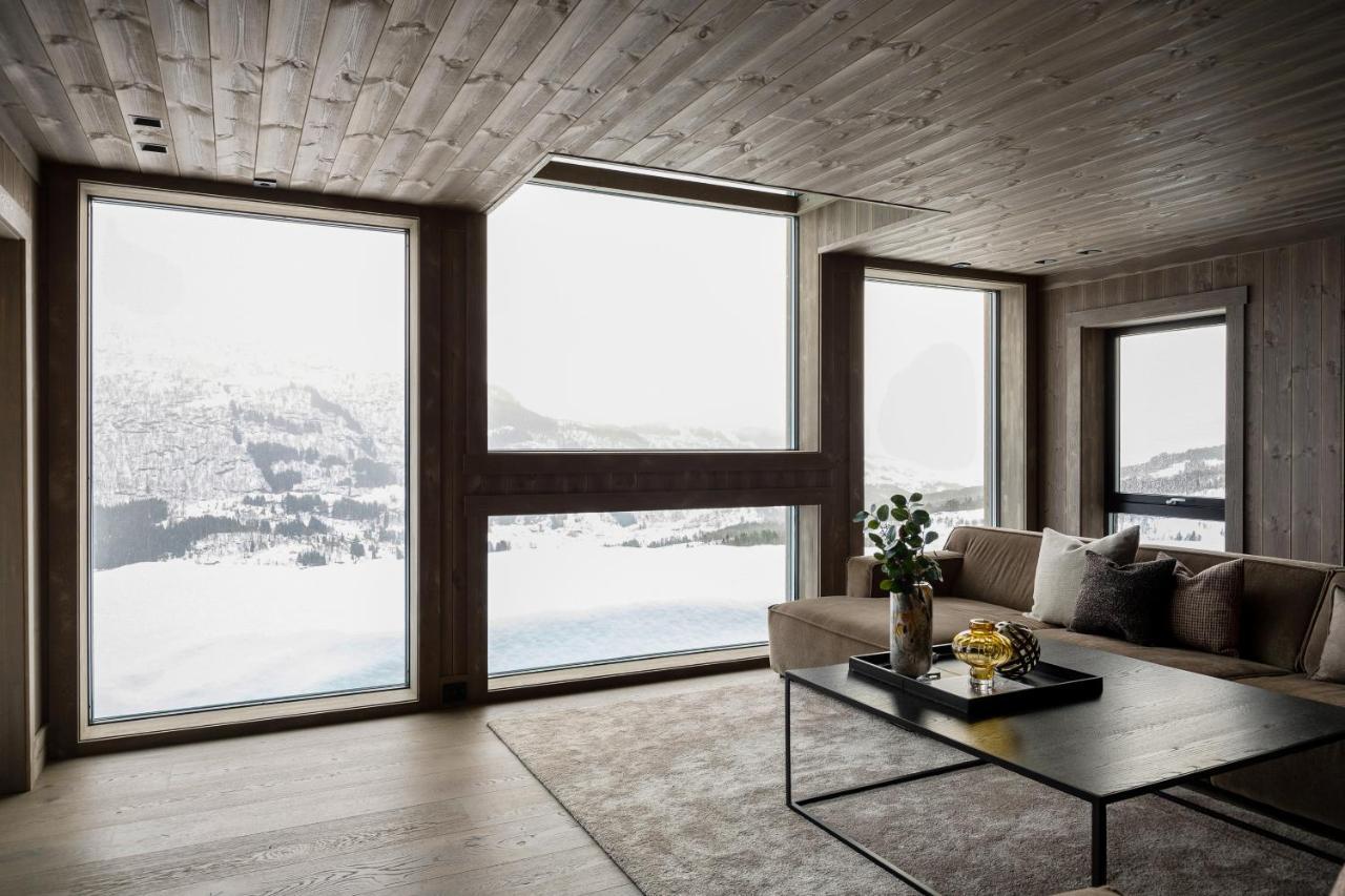 The Panorama Retreat - Rindabotn Cabin Villa Sogndal Buitenkant foto